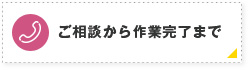 ご相談から作業完了まで